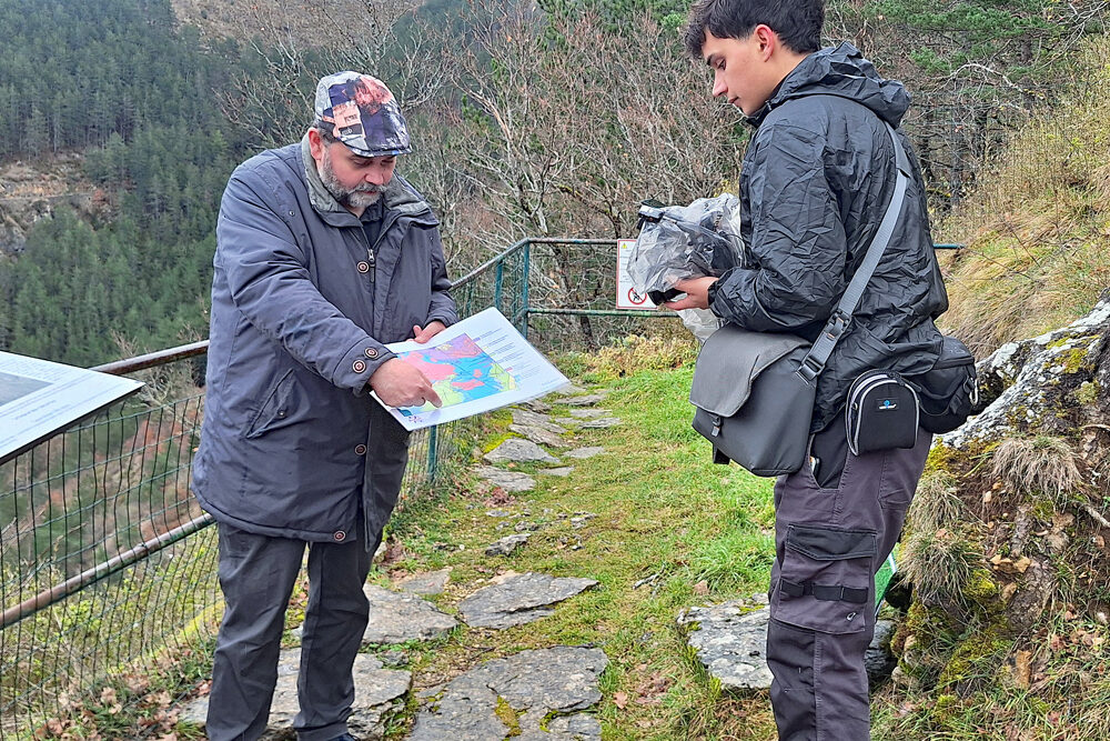 Au panorama du Saltadou.