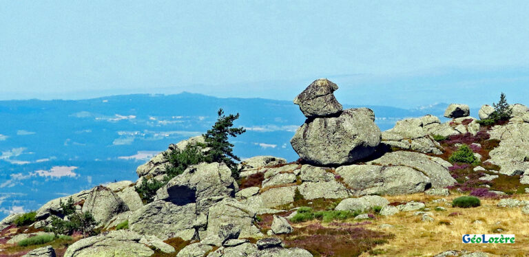 Le granite de la Margeride au Truc de Fortunio et au Signal de Randon